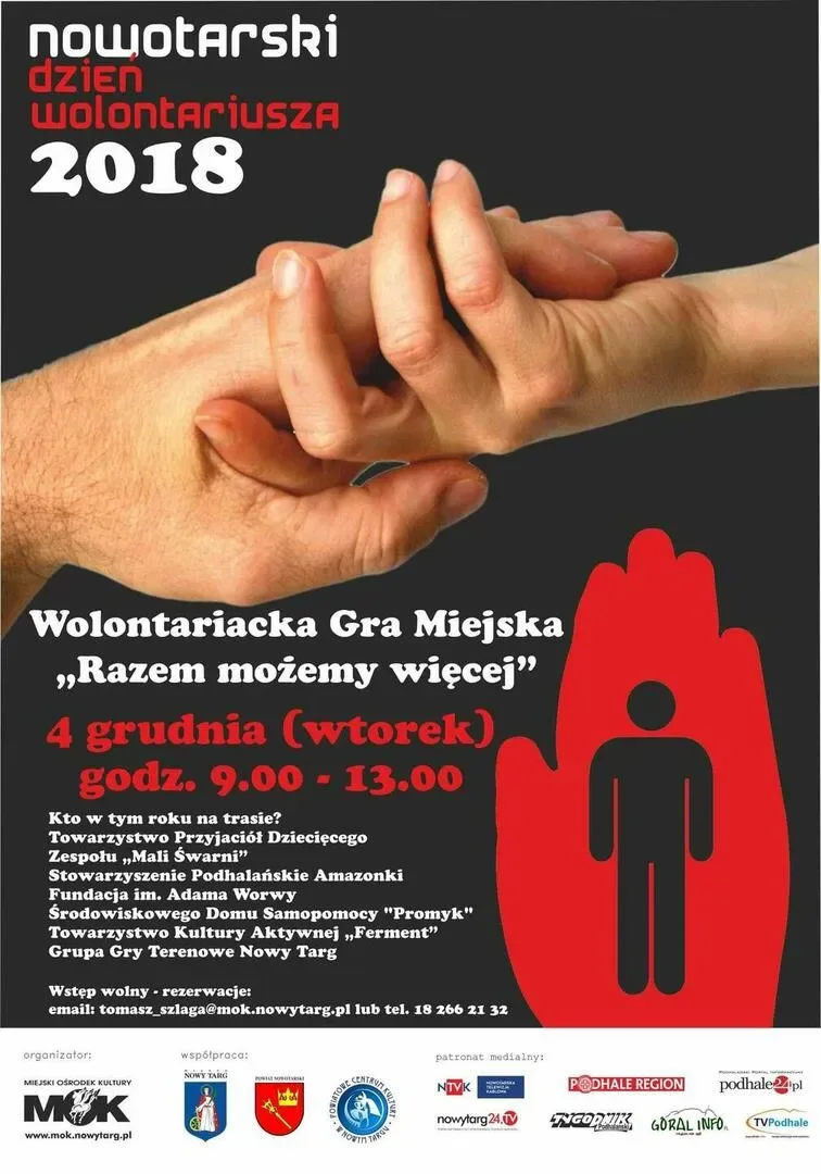 Wolontariacka Gra Miejska „Razem możemy więcej” 2018