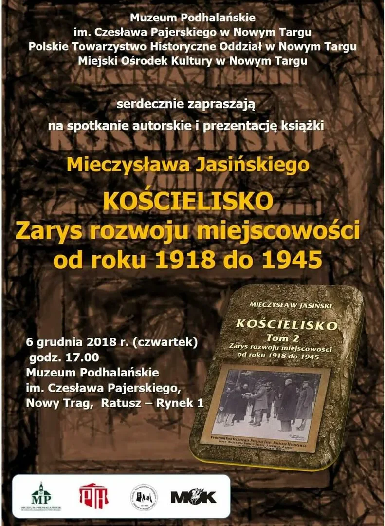Kościelisko – znane i nieznane, spotkanie z Mieczysławem Jasińskim