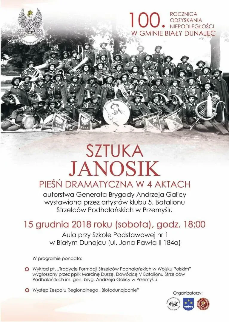 Sztuka "Janosik - PIEŚŃ DRAMATYCZNA W 4 AKTACH"