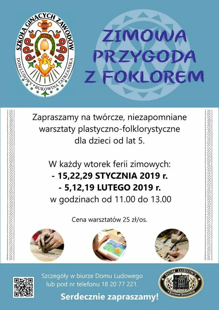 Zimowa przygoda z folklorem w Domu Ludowym w Bukowinie Tatrzańskiej