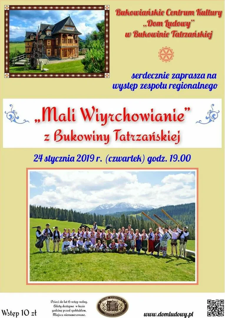 Występ zespołu „Mali Wiyrchowianie”