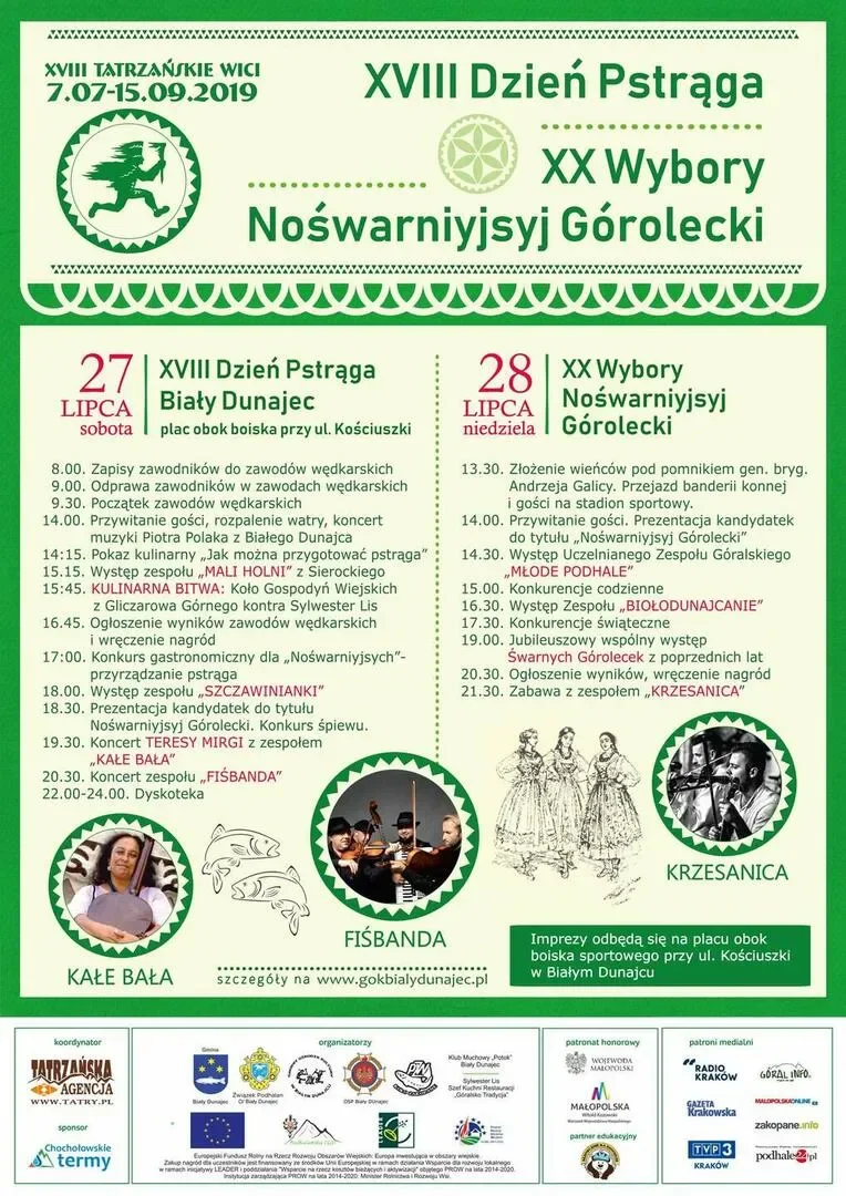 XVIII Tatrzańskie Wici - XX WYBORY NOŚWARNIYJSYJ GÓROLECKI”