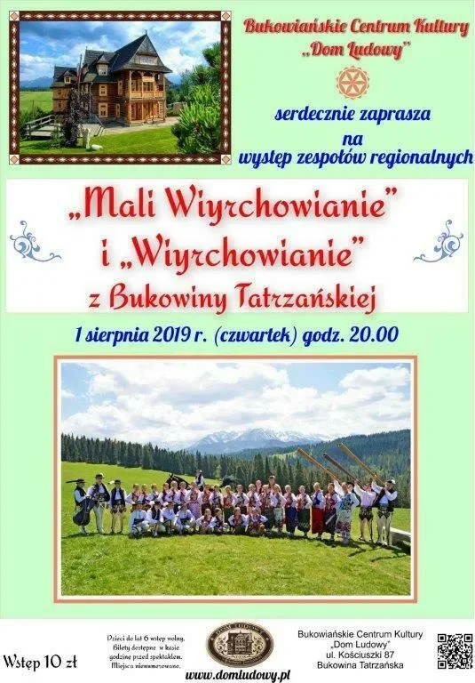 Koncert zespołów z Bukowiny Tatrzańskiej