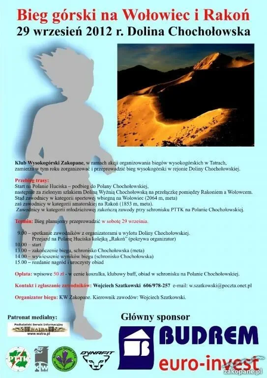 Bieg górski na Wołowiec i Rakoń