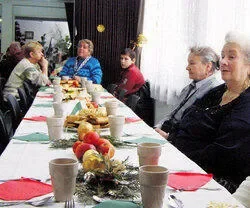 Życzenia i opłatek dla osób potrzebujących