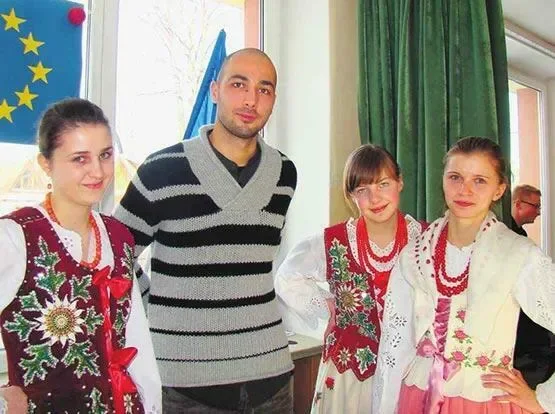 Wigilijne spotkanie młodzieży z irackim dziennikarzem