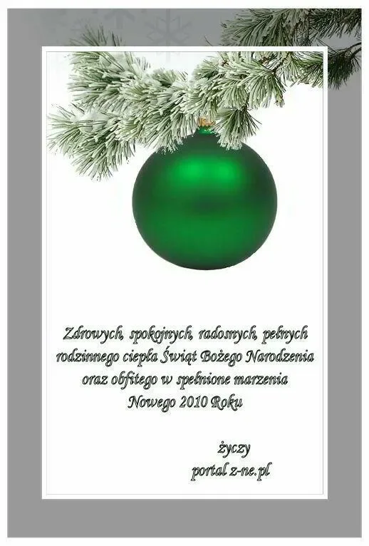 Najlepsze życzenia świąteczne!