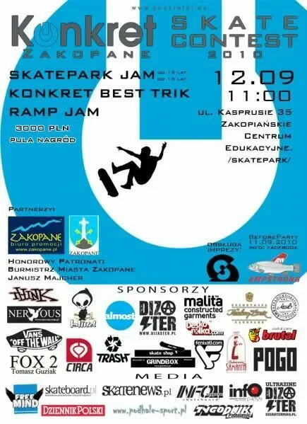 Konkret Skate Contest Zakopane 2010