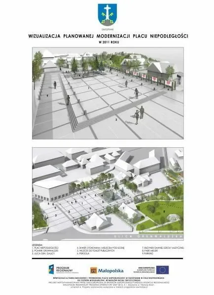 Rewitalizacja Parku Miejskiego i przebudowa Placu Niepodległości