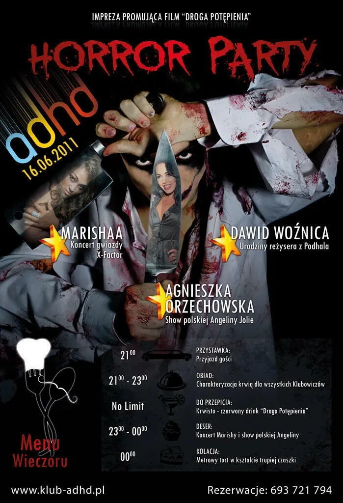 16 czerwca Horror Party w Nowym Targu