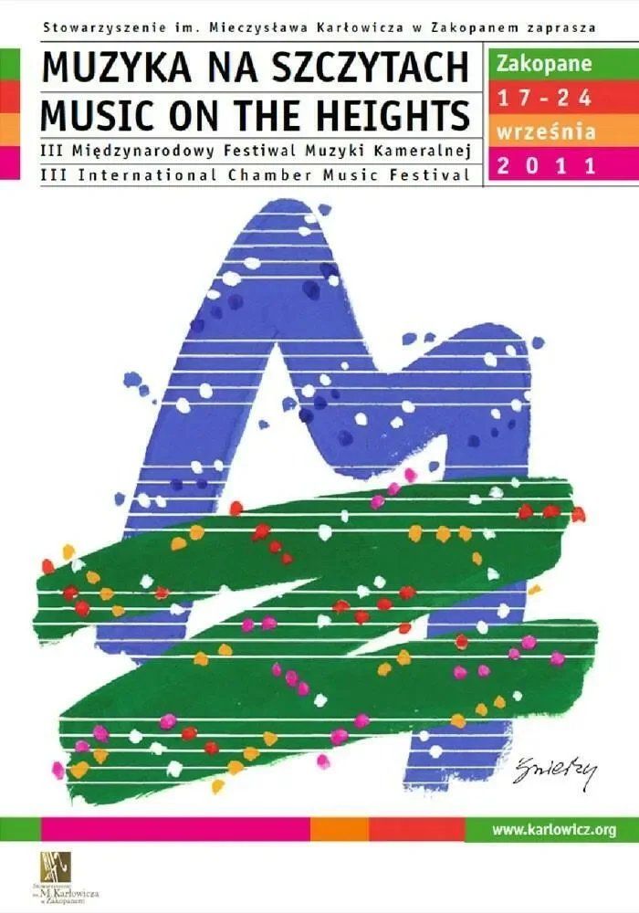 Waldemar Świerzy zaprojektował plakat „Muzyki na Szczytach 2011”