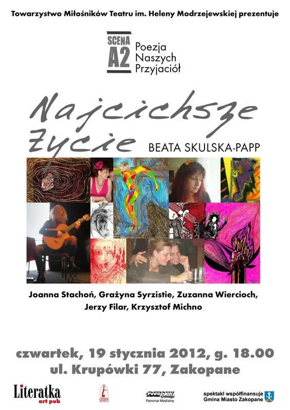 Zakopane: Towarzystwo Miłośników Teatru im. Heleny Modrzejewskiej zaprasza na kolejne spotkanie