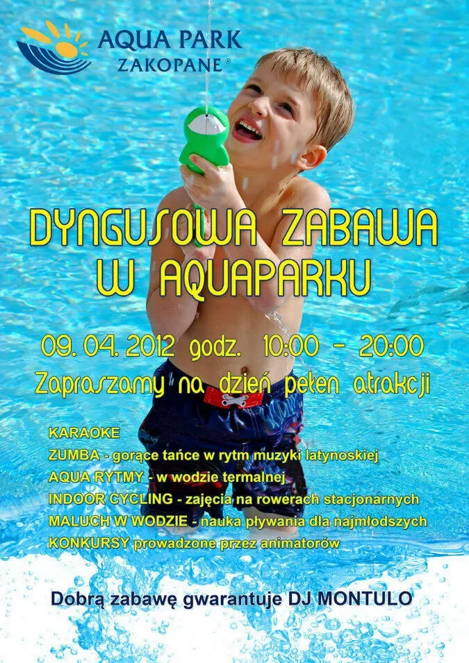 Dyngusowa zabawa w Aquaparku