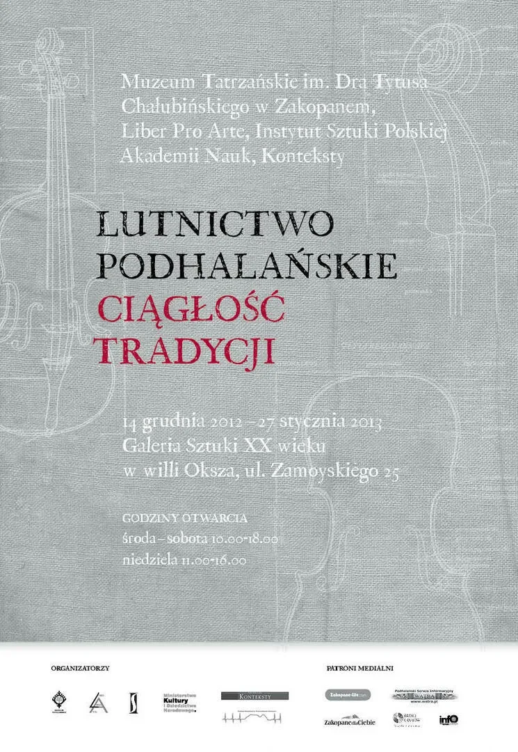 LUTNICTWO PODHALAŃSKIE – CIĄGŁOŚĆ TRADYCJI