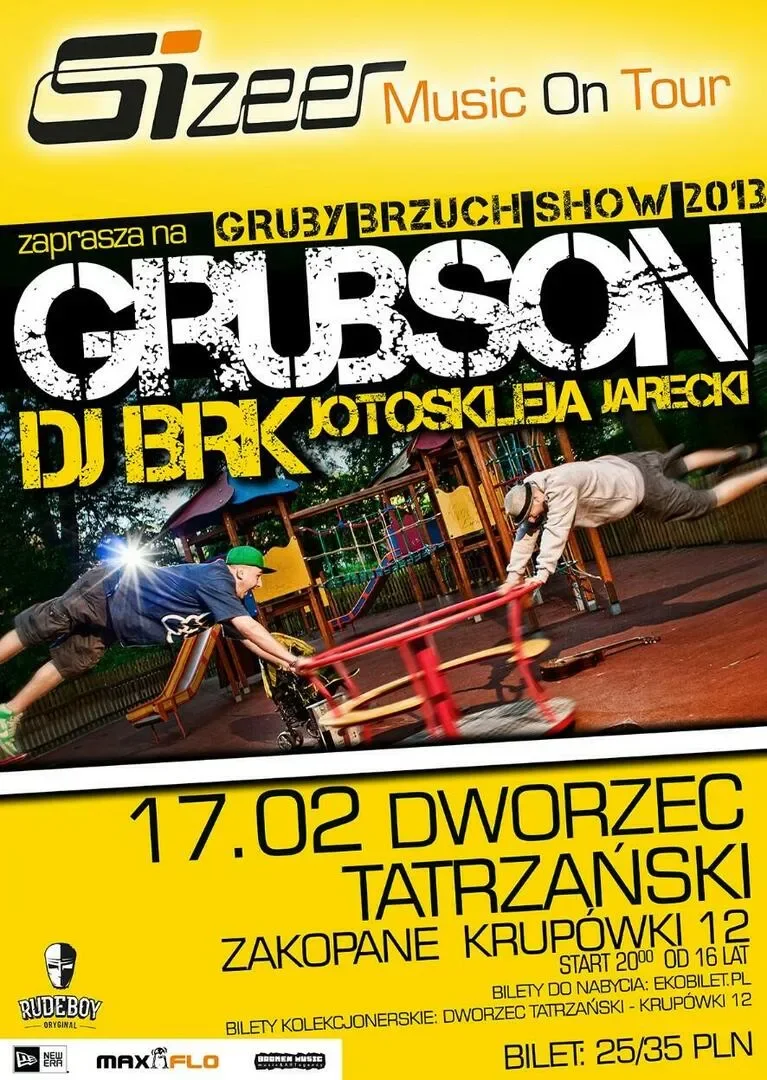 Sizeer Music On Tour – GrubSon i BRK - „Gruby Brzuch” na wiosnę