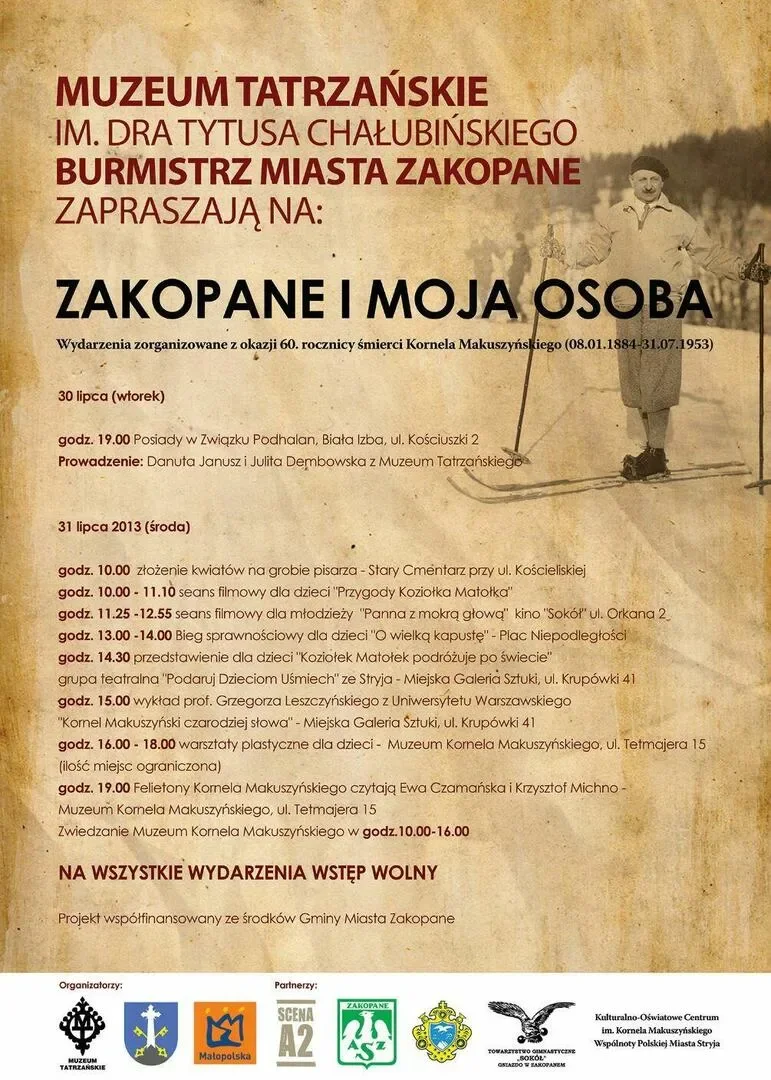 ZAKOPANE I MOJA OSOBA. O KORNELU MAKUSZYŃSKIM