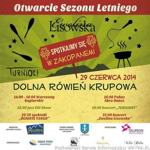 Otwarcie sezonu letniego w Zakopanem