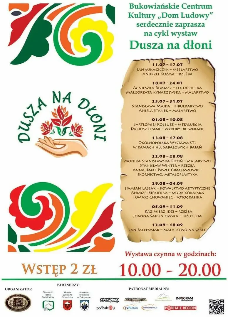 Cykl wystaw "Dusza na dłoni"
