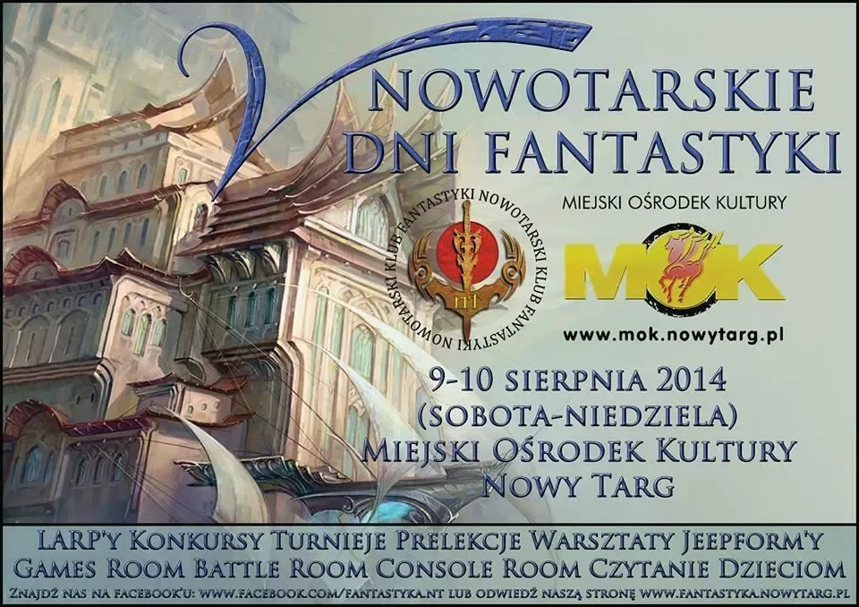 V Nowotarskie Dni Fantastyki już niedługo
