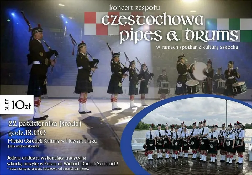 Koncert orkiestry „Częstochowa Pipes & Drums”