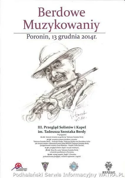 III PRZEGLĄD SOLISTÓW I KAPEL IM. TADEUSZA SZOSTAKA BERDY