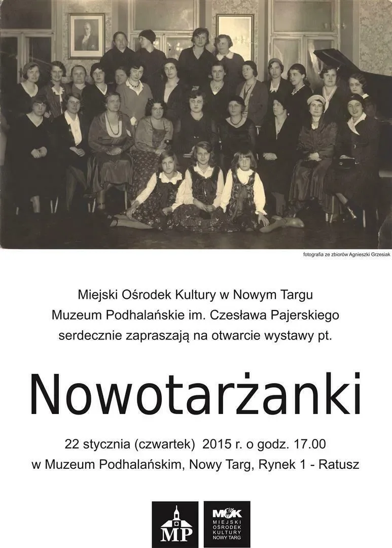 Nowotarżanki - wystawa w Muzeum Podhalańskim im. Czesława Pajerskiego