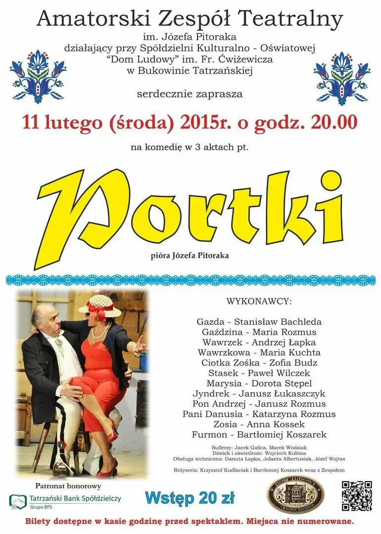 Komedia w 3 aktach „Portki”