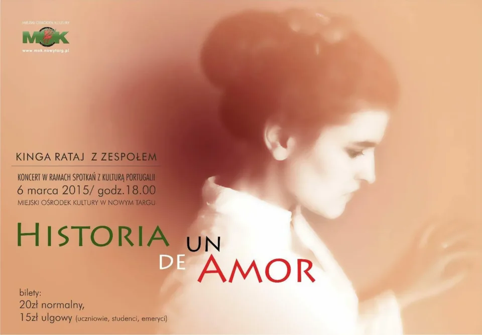 Koncert „Historia de un Amor” - Kinga Rataj z zespołem