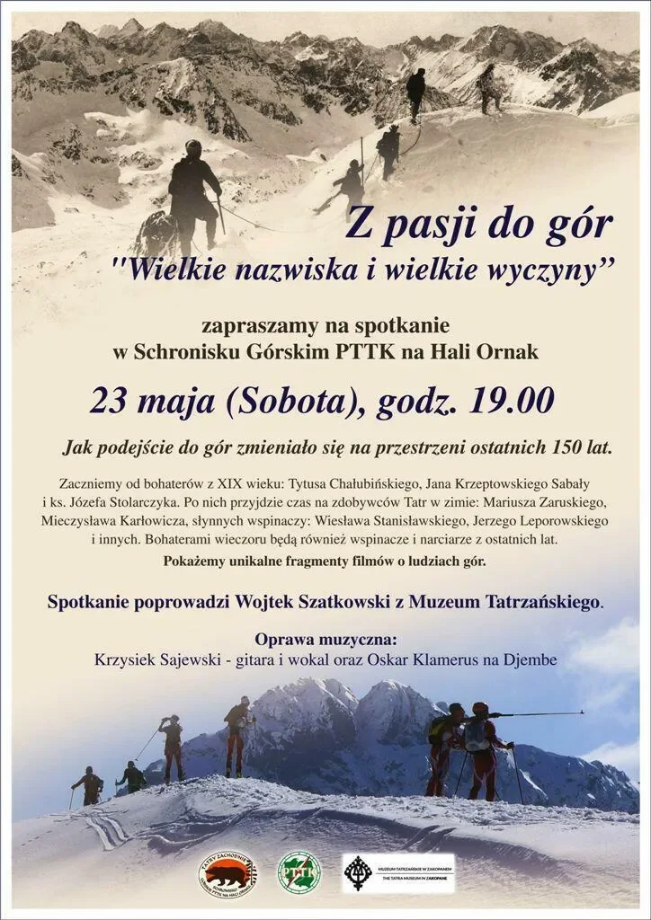 Z PASJI DO GÓR – WIELKIE NAZWISKA I WIELKIE WYCZYNY
