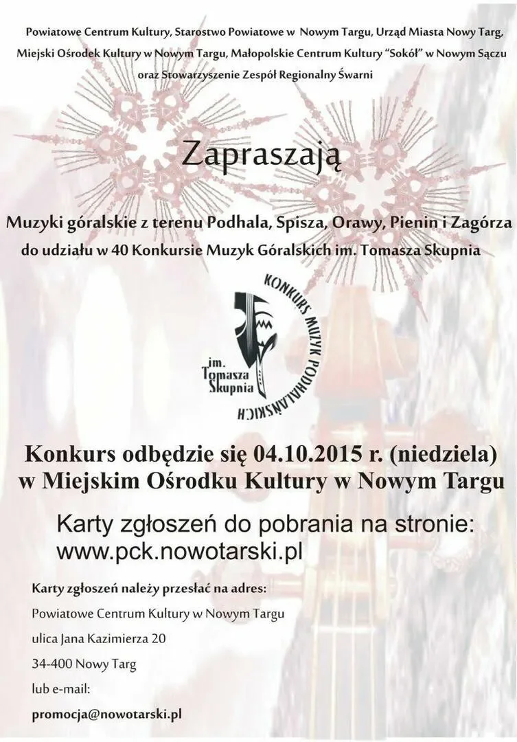 Konkurs Muzyk Podhalańskich im. Tomasza Skupnia