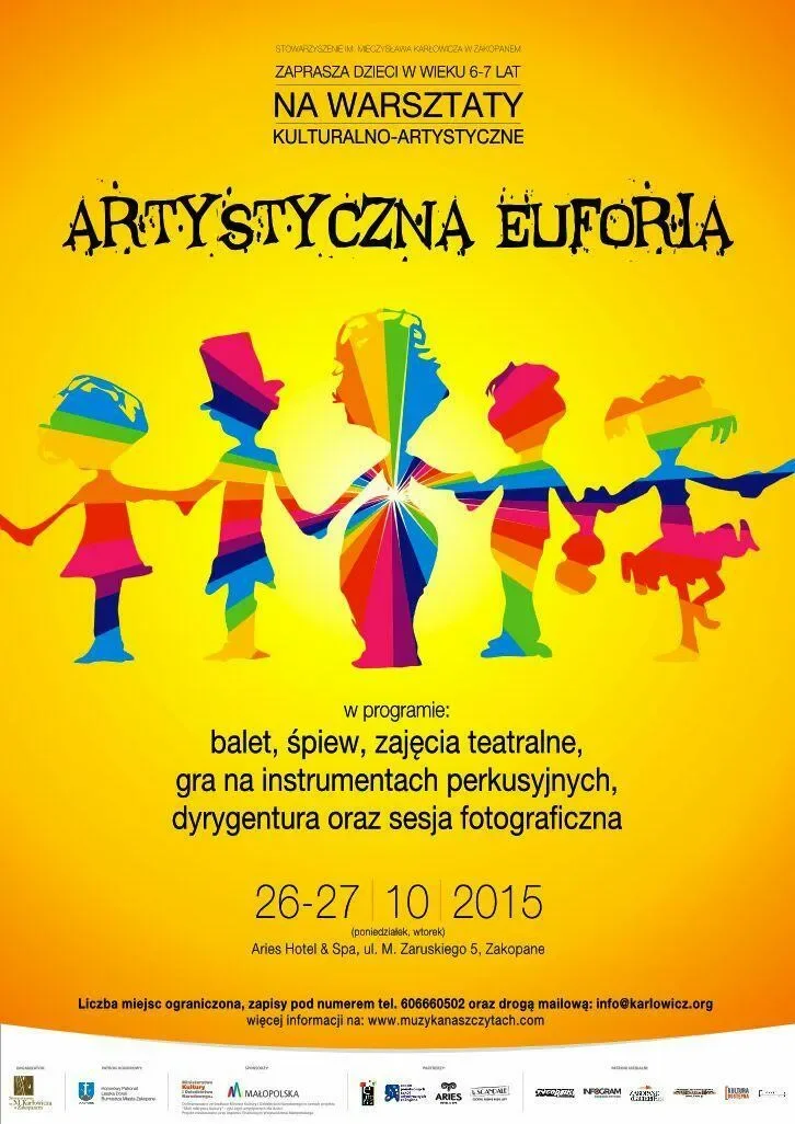 ARTYSTYCZNA EUFORIA - warsztaty artystyczno-kulturalne dla dzieci w Zakopanem