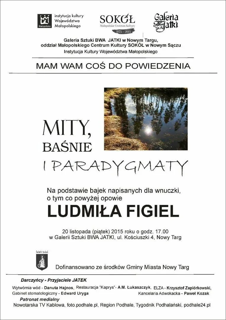Wieczór opowieści "Mity, baśnie i paradygmaty"