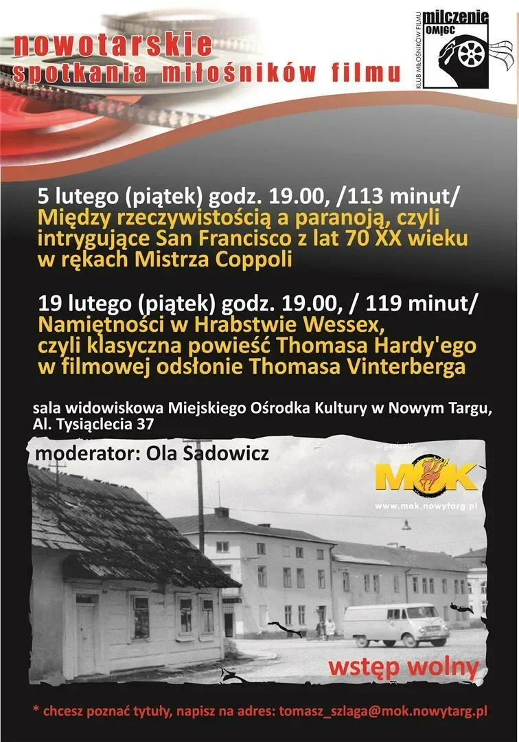 NSMF Milczenie owiec - pokazy filmów w lutym