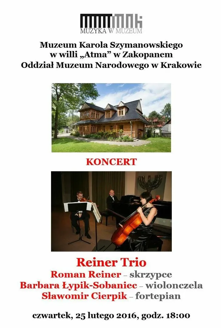 KONCERT Reiner Trio