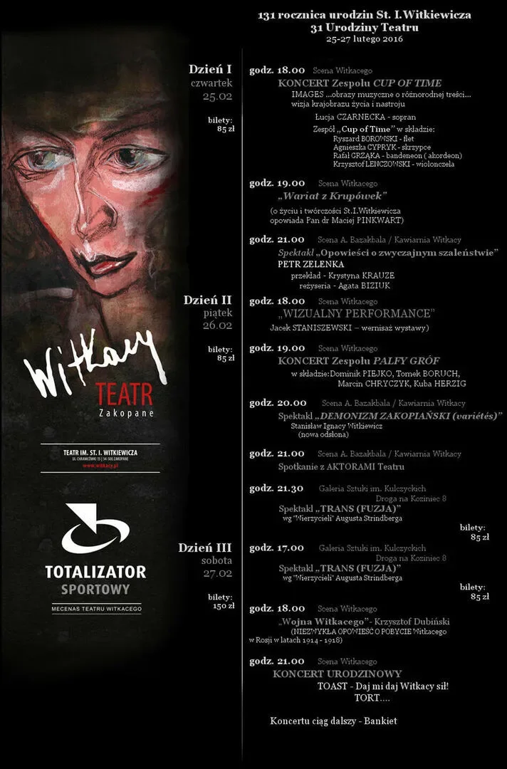 31 Urodziny Teatru Witkacego