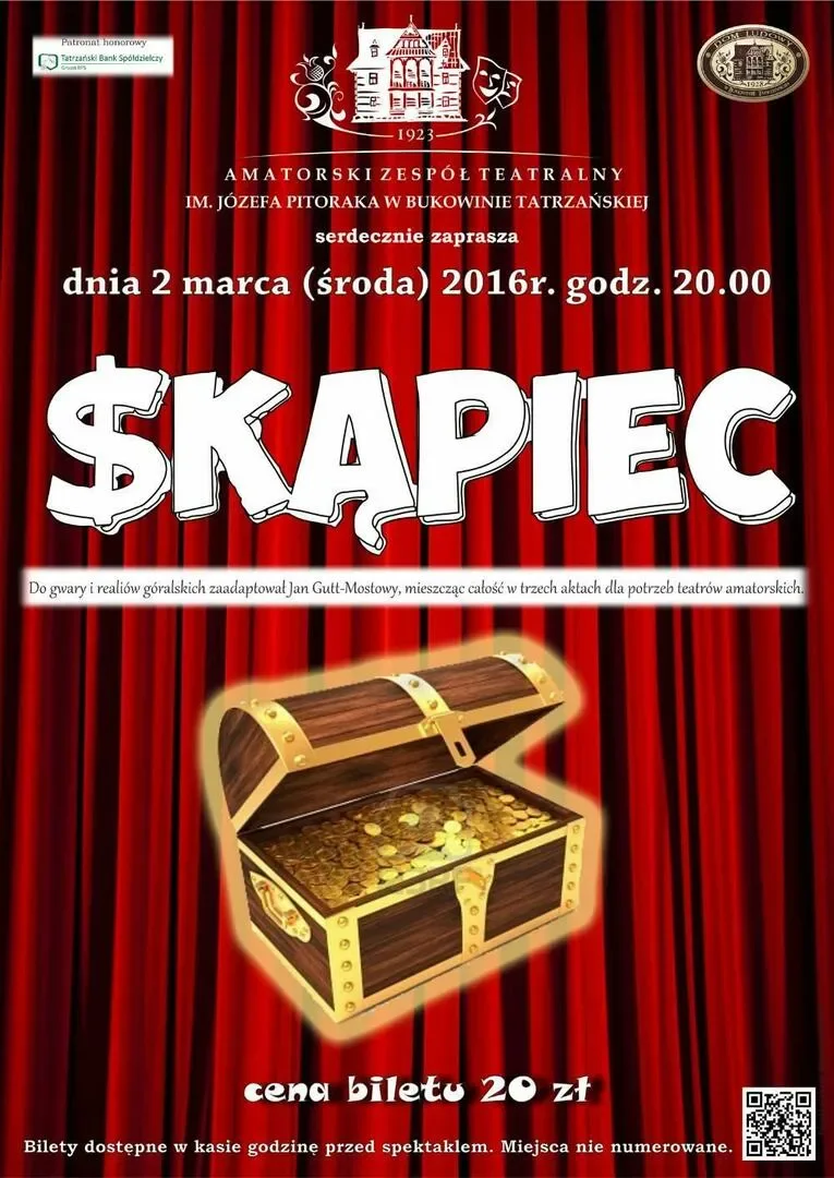 Sztuka teatralna "Skąpiec"