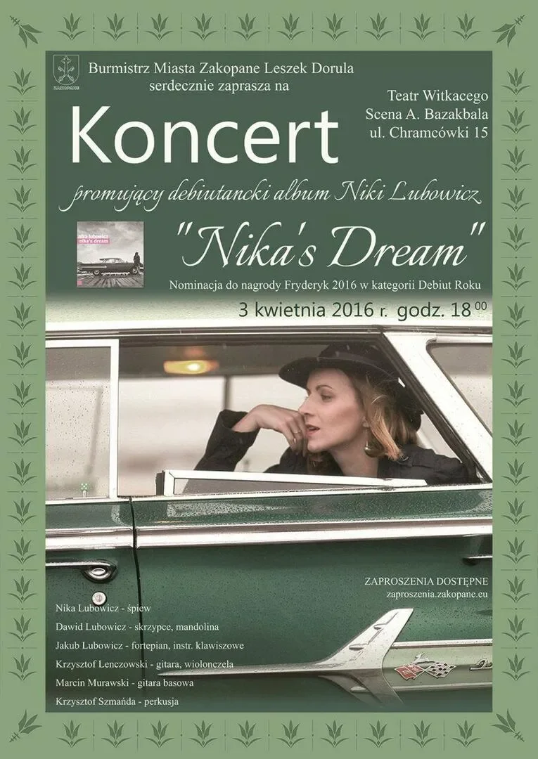 Koncert Niki Lubowicz w Teatrze