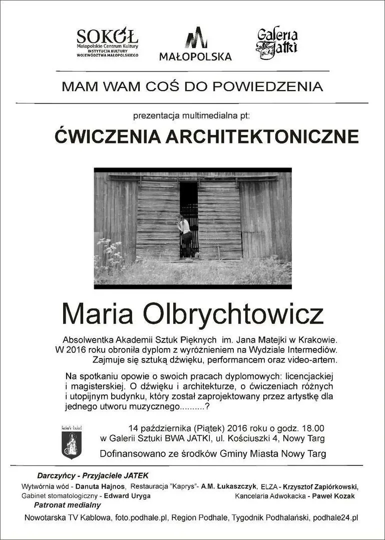 Spotkanie pt. "Ćwiczenia architektoniczne"