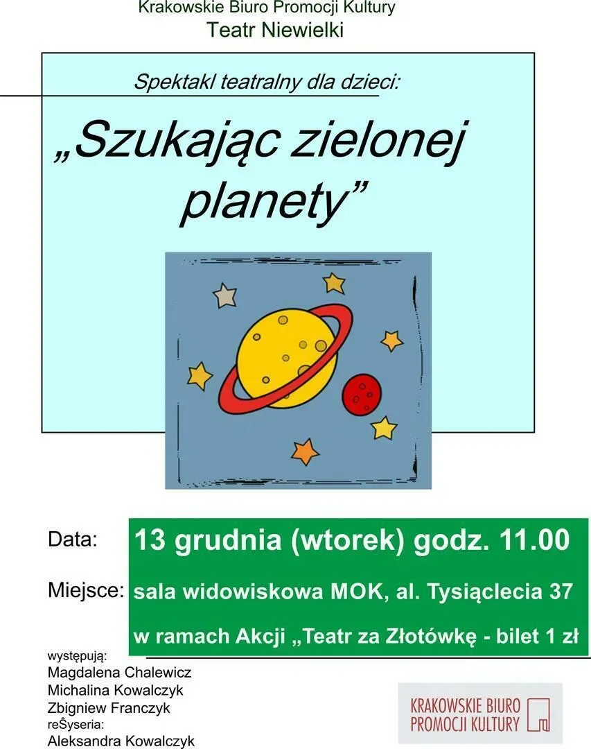 Teatr za złotówkę powraca