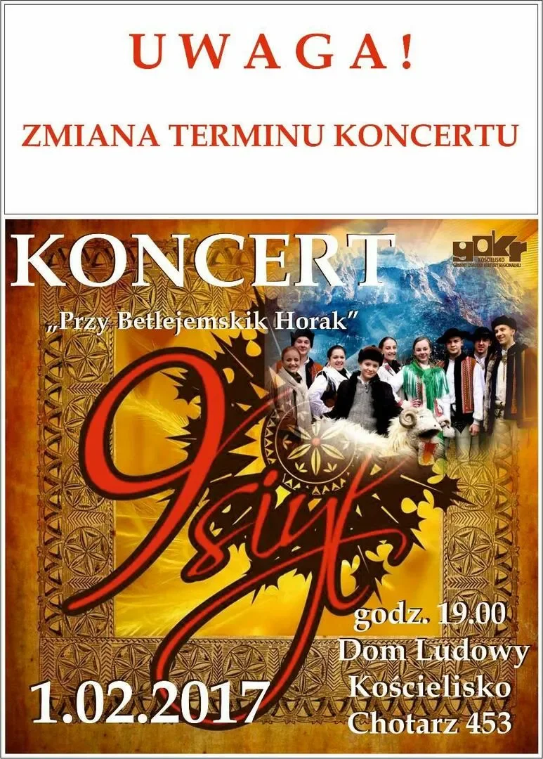 Koncert "Przy Betlejemskik Horak”