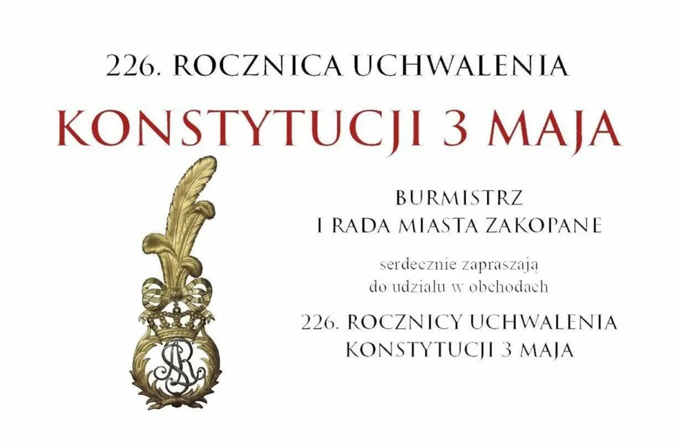 226. Rocznica Uchwalenia Konstytucji 3 Maja