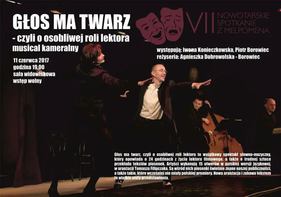 GŁOS MA TWARZ - czyli o osobliwej roli lektora musical kameralny