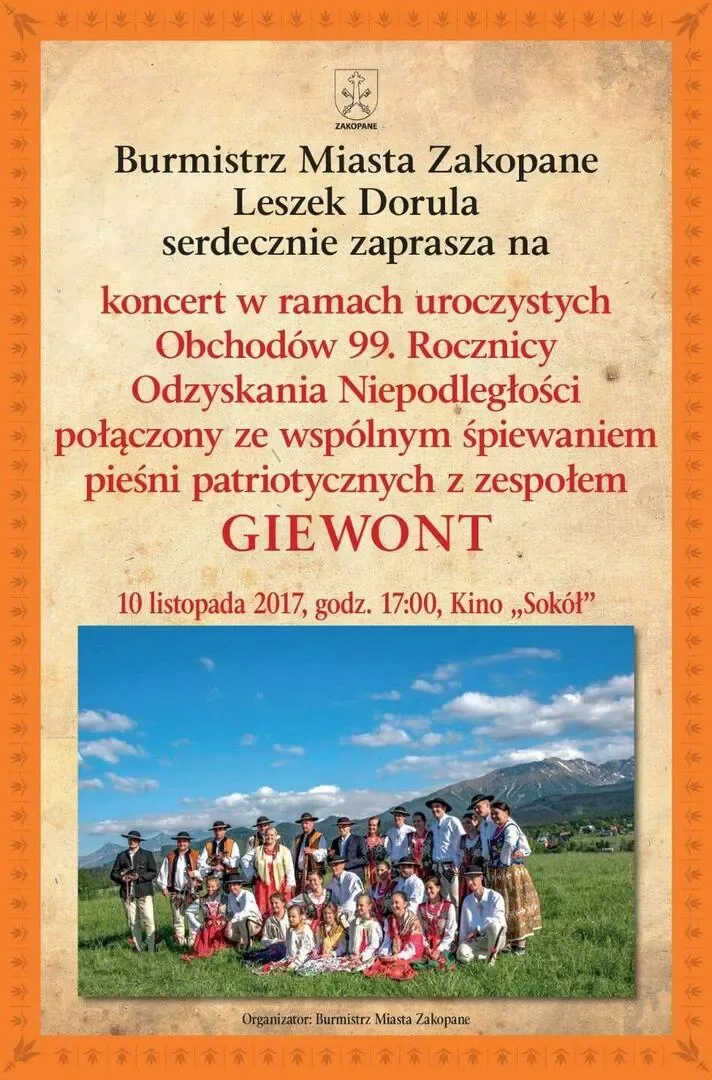 Wspólne Śpiewanie Pieśni Patriotycznych