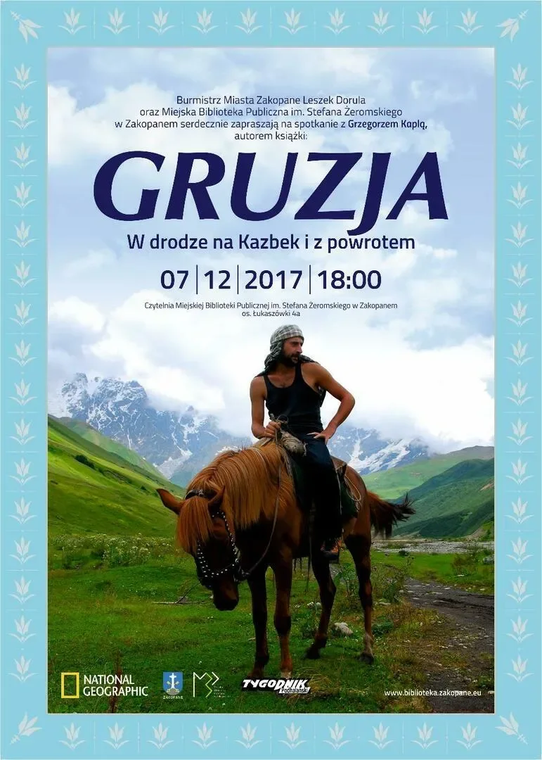 Promocja książki Grzegorza Kapli "Gruzja. W drodze na Kazbek i z powrotem"