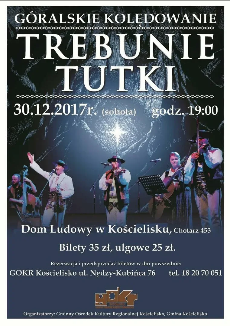 Świąteczny Koncert zespołu Trebunie Tutki
