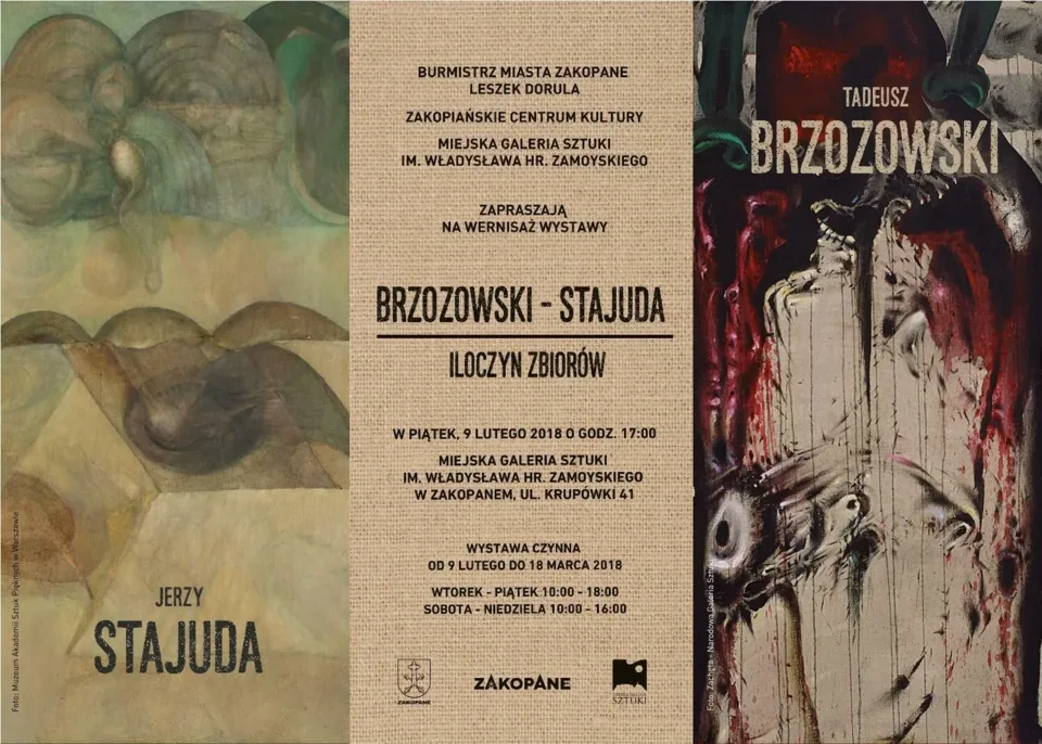 Wernisaż wystawy Brzozowski - Stajuda ILOCZYN ZBIORÓW