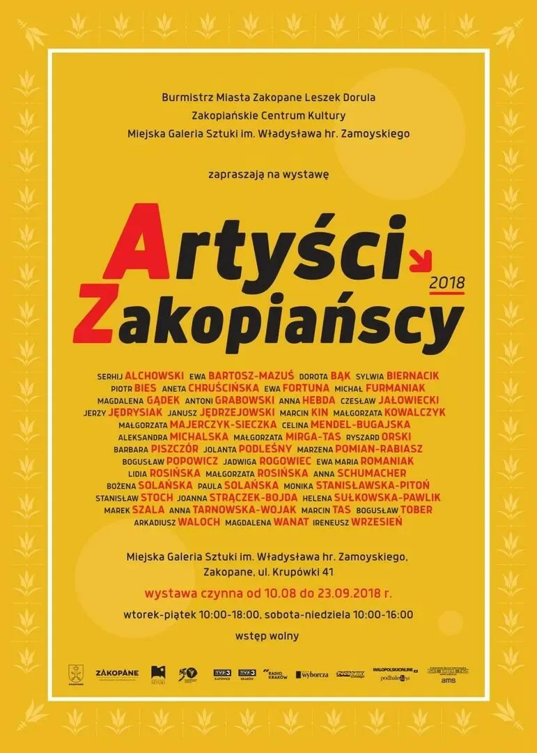 Artyści Zakopiańscy 2018