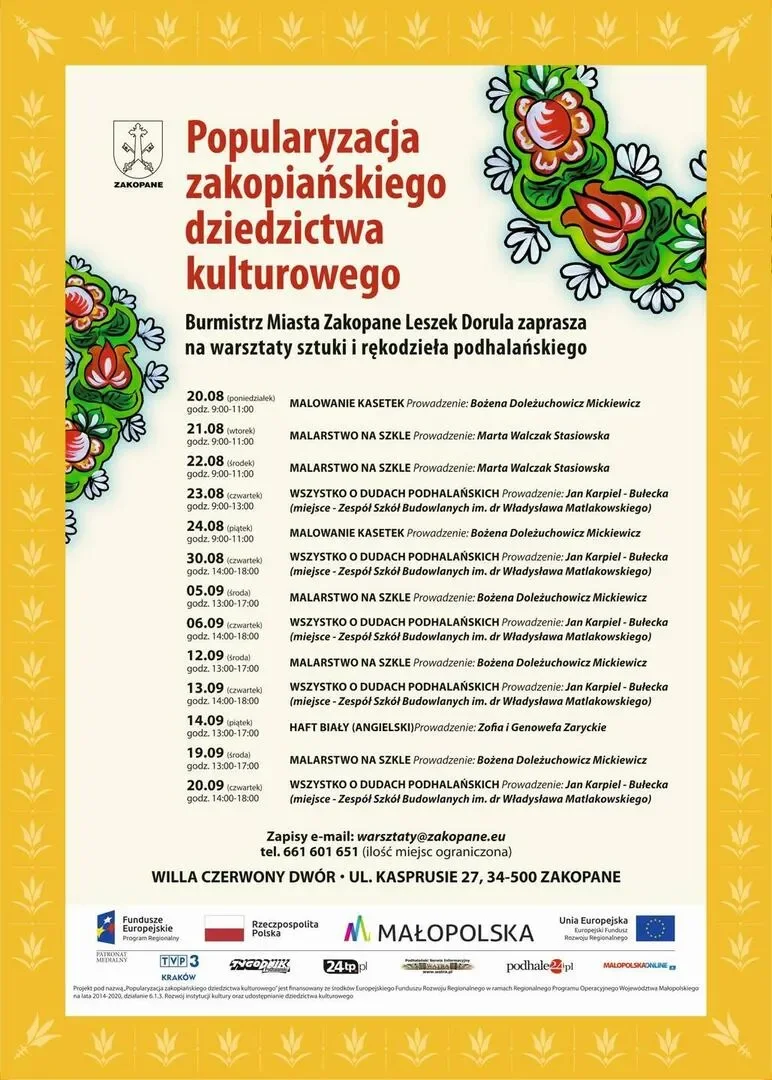 Warsztaty sztuki i rękodzieła