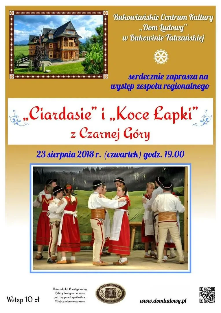 Występ zespołów regionalnych "Ciardasie" i "Koce Łapki"