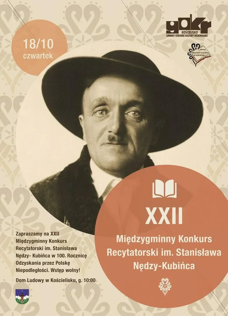 XXII Międzygminny Konkurs Recytatorski im. Stanisława Nędzy-Kubińca